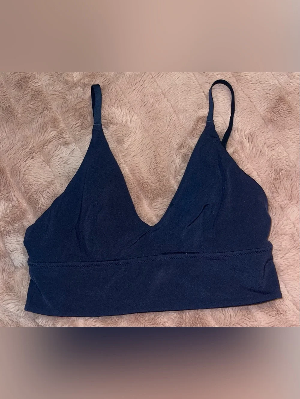 Aerie chill play move sports bra Medium Navy blue